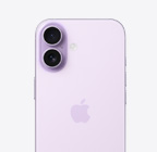 왼쪽 상단의 듀얼 Fusion 카메라 시스템이 보이는 라벤더 색상 iPhone 17 뒷면
